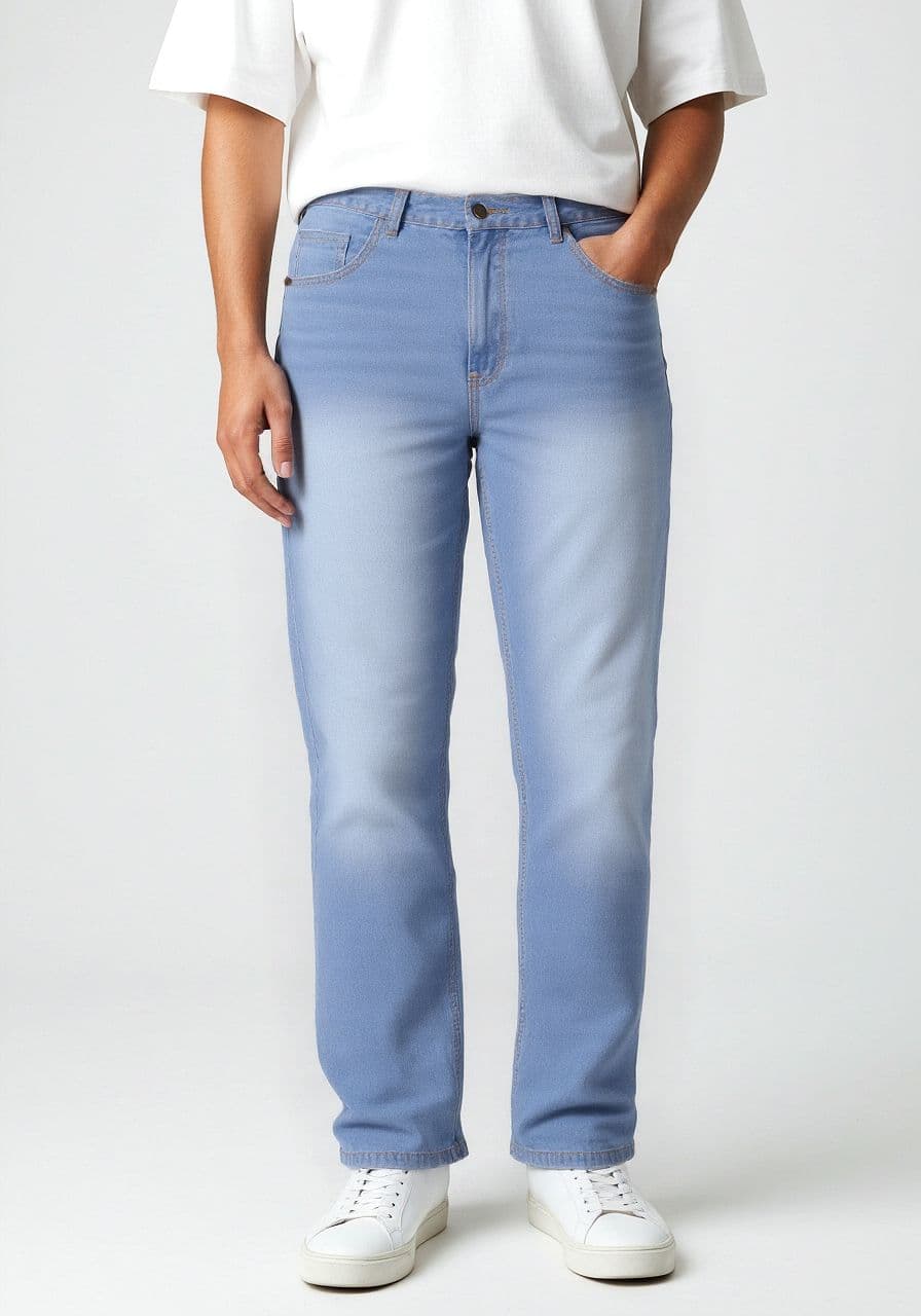 glitchez Men Faded Regular Fit Jeans - view 1
