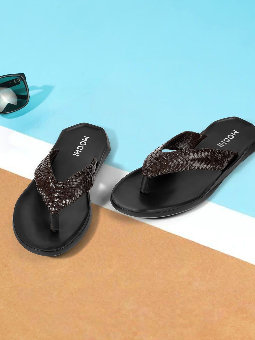 Mochi Men Leather Comfort Sandals - view 1