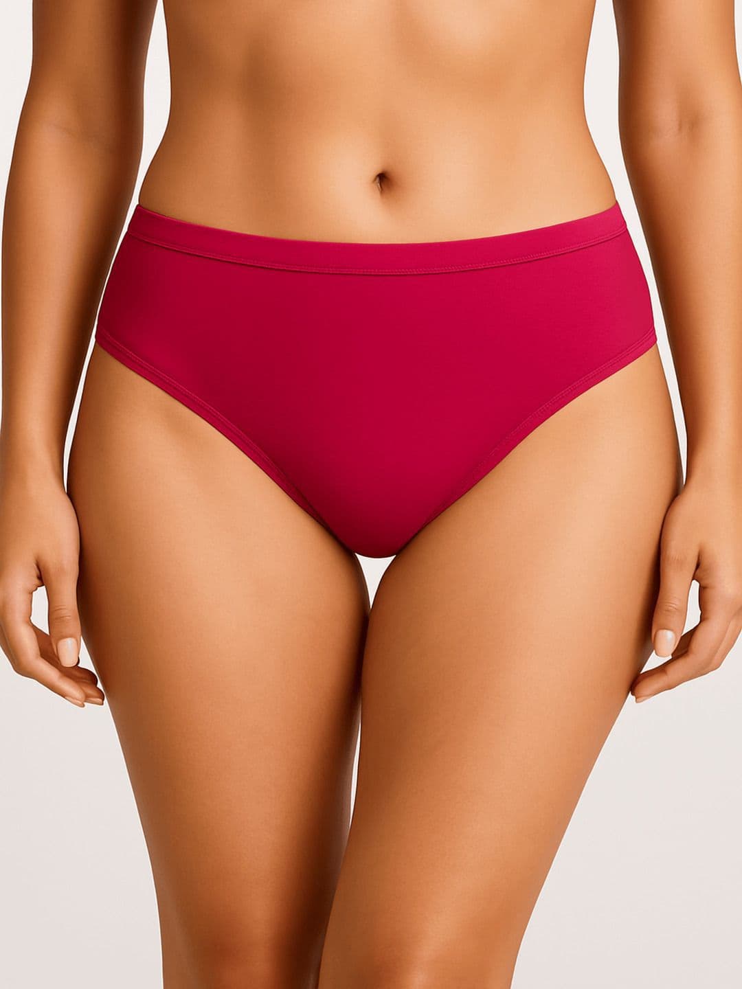 Moda Rapido Cotton Mid Rise Hipster Briefs super ind pink_S - view 1