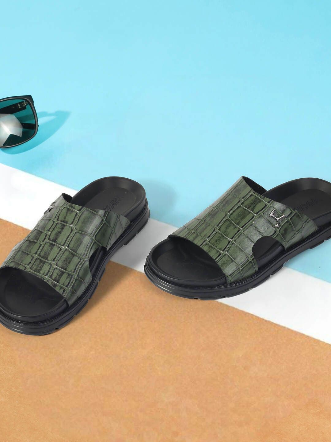 Mochi Men Leather Comfort Sandals - view 1