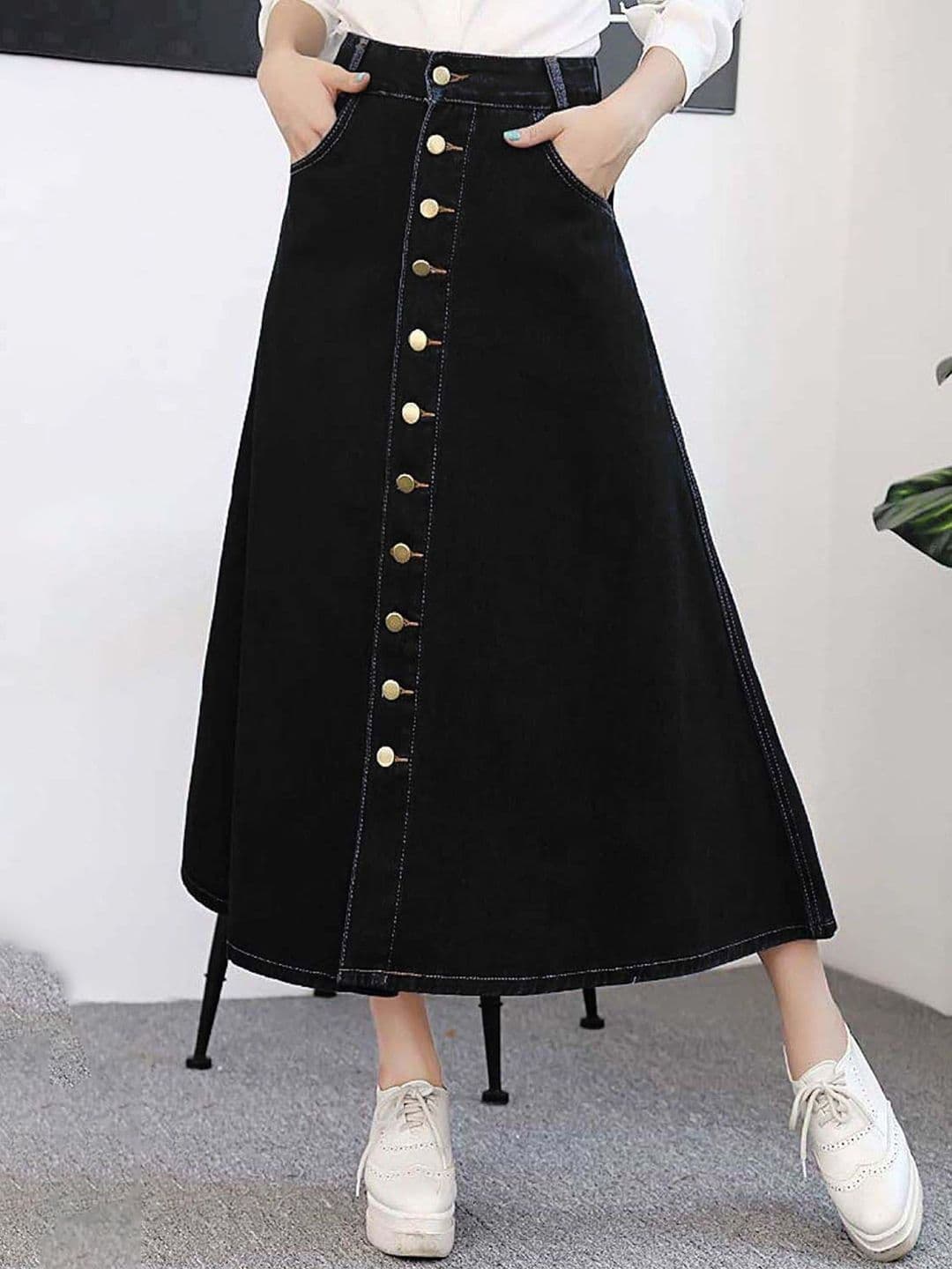 Tripursundari Fashion A-Line Maxi Skirt - view 1