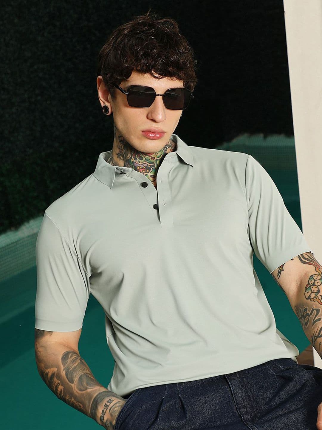 CAHOOT Polo Collar Regular Fit T-shirt - view 1