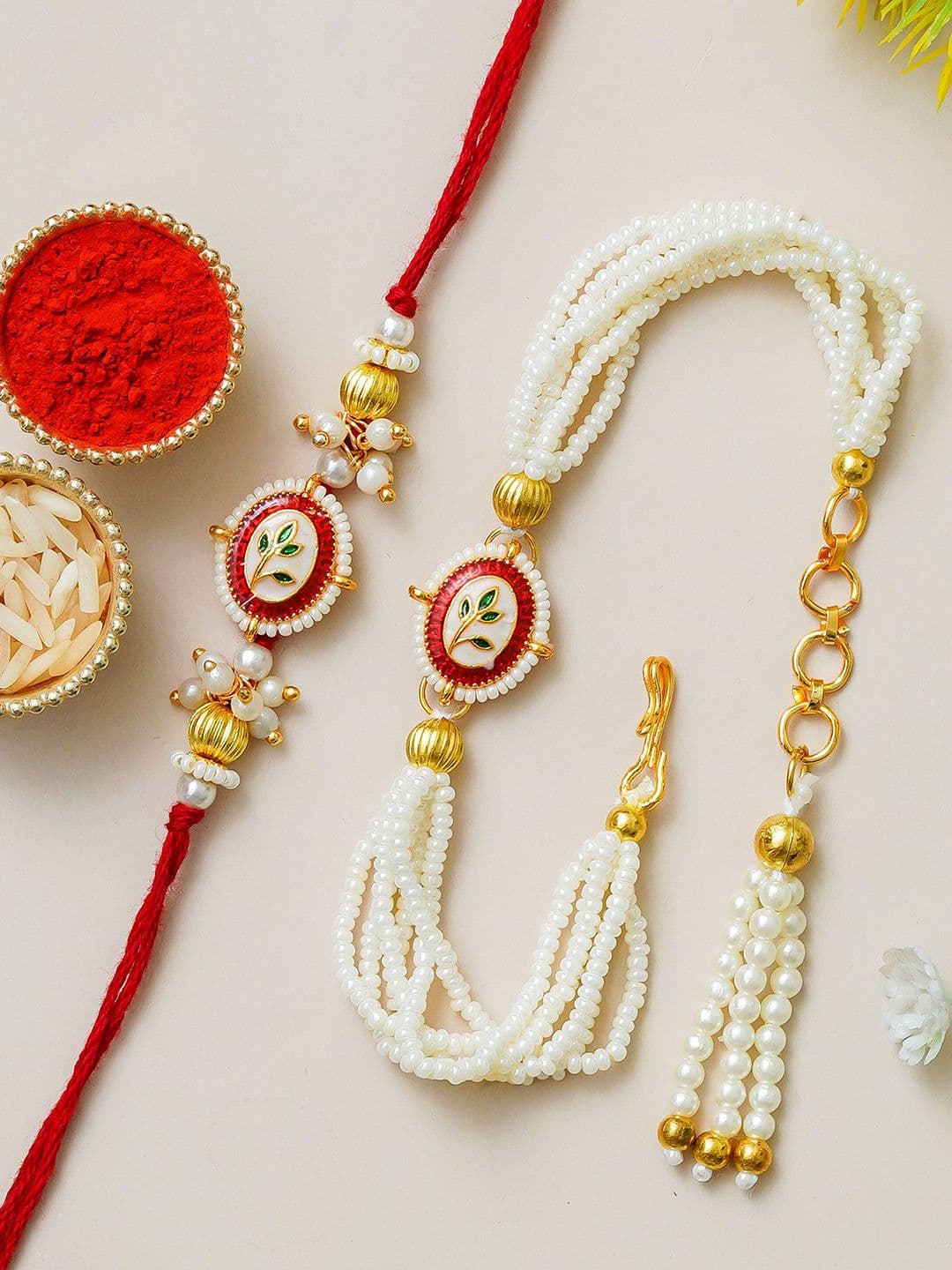 ahoora Unisex Bhaiya Bhabhi Rakhi - view 1