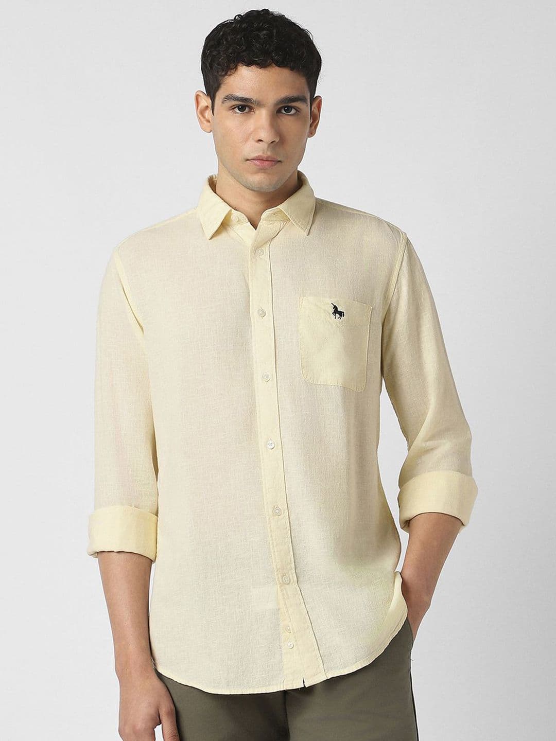 Van Heusen Sport Spread Collar Slim Fit Shirt - view 1