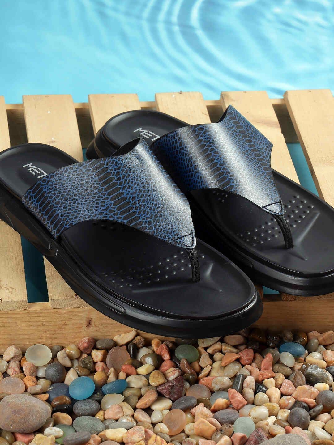 Metro Men Leather Comfort Sandals - view 1