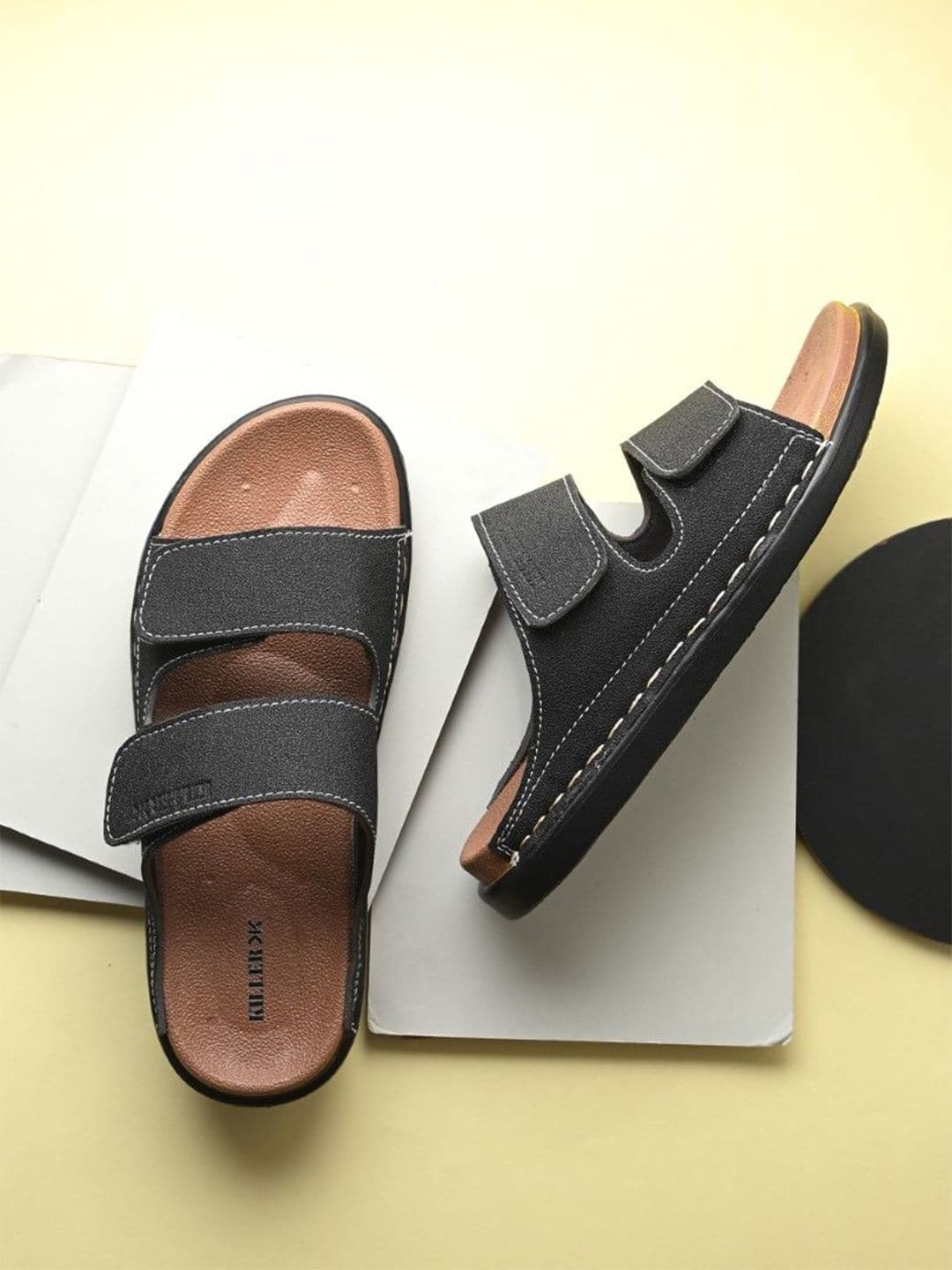Killer Men Textured Comfort Sandals - view 1