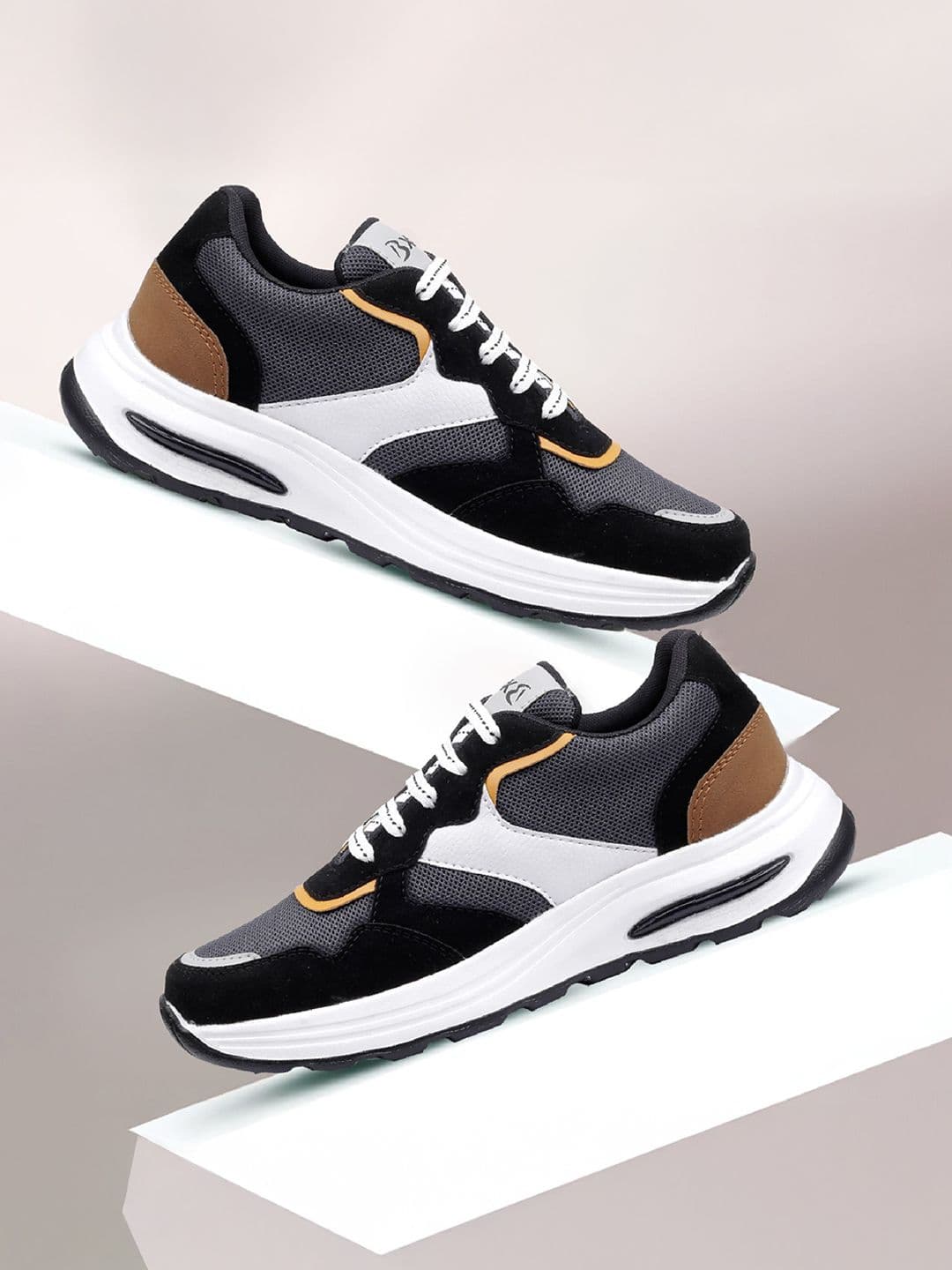 Bxxy Men Latest Lace-up Running Sports Shoes - view 1