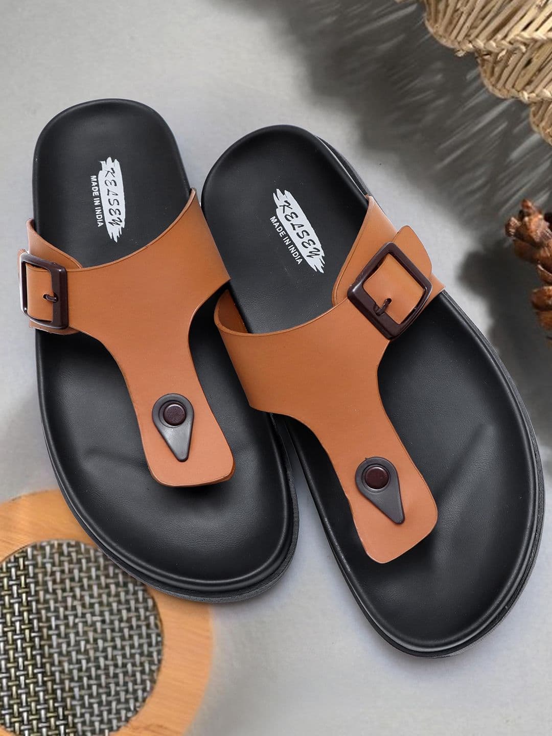 Kelsey Men Buckled Comfort Sandals - view 1