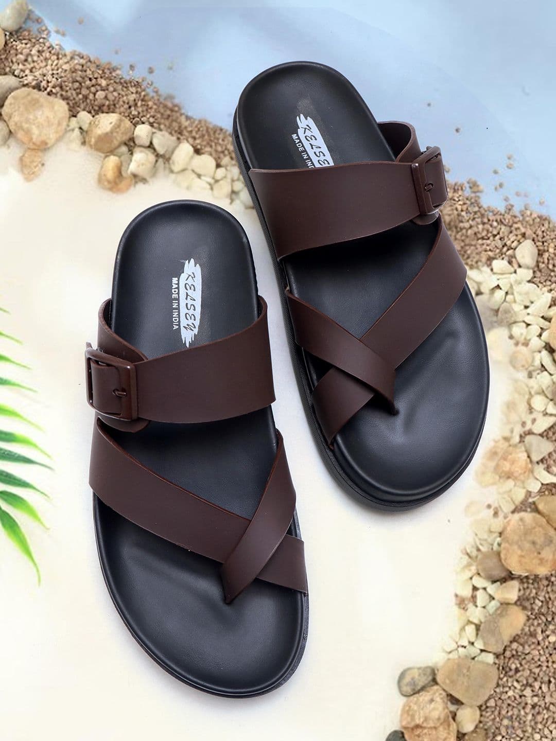 Kelsey Men Comfort Sandals with Buckle - view 1