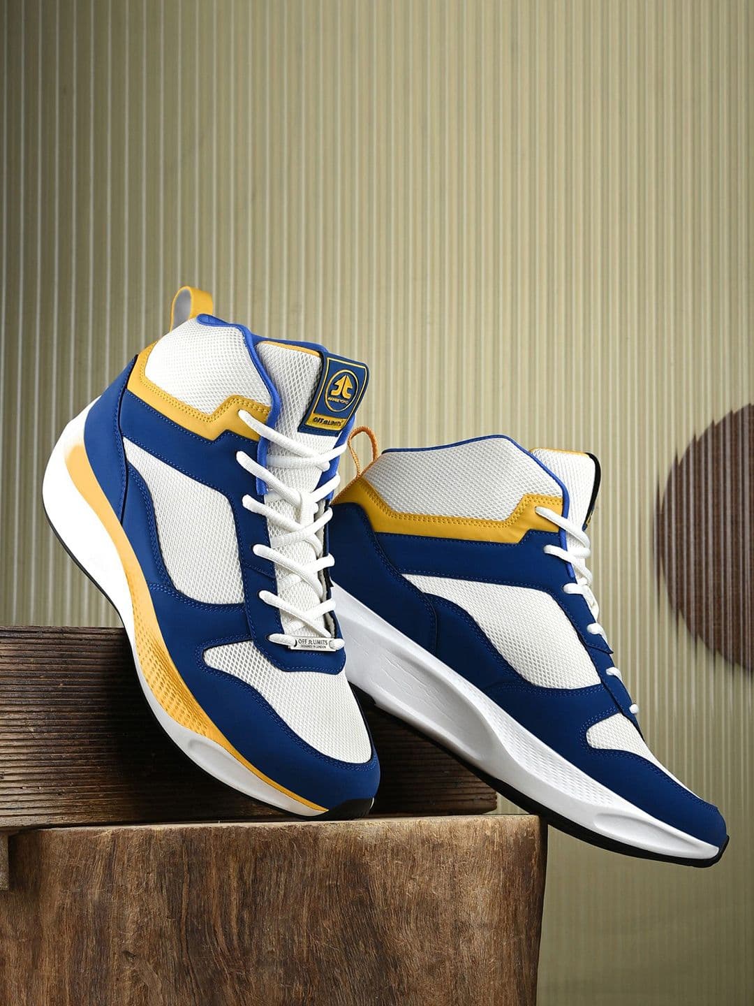 OFF LIMITS Men Mesh Basketball Non-Marking Lace-Ups Shoes - view 1