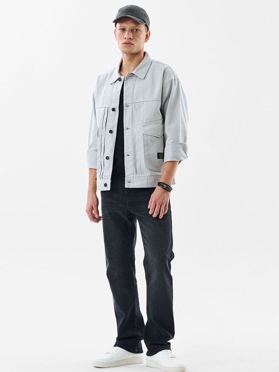 Snitch Men Solid Cotton Tailored Jacket - view 1