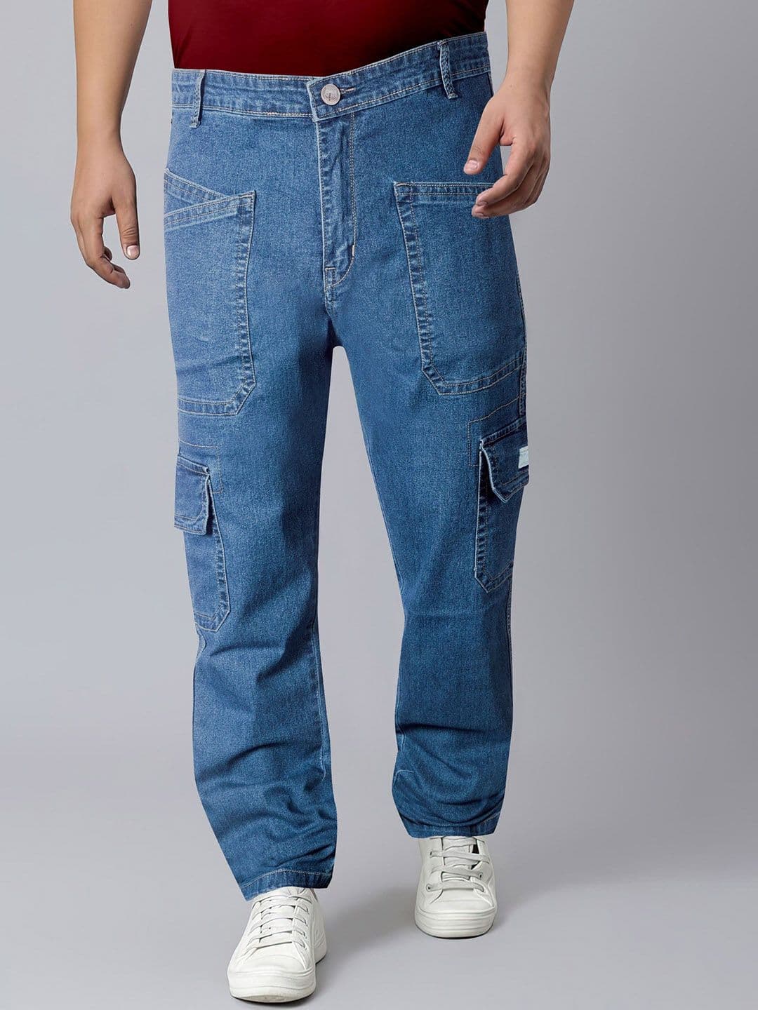 RIG BONE Men Comfort Boyfriend Fit Low-Rise Clean Look Heavy Fade Stretchable Jeans - view 1