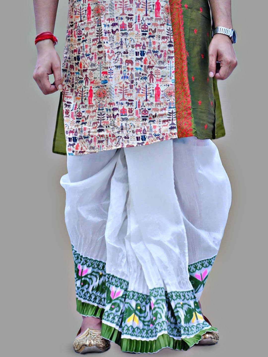 AMIT ONLINE Men Printed Slip-On Dhoti Pants - view 1