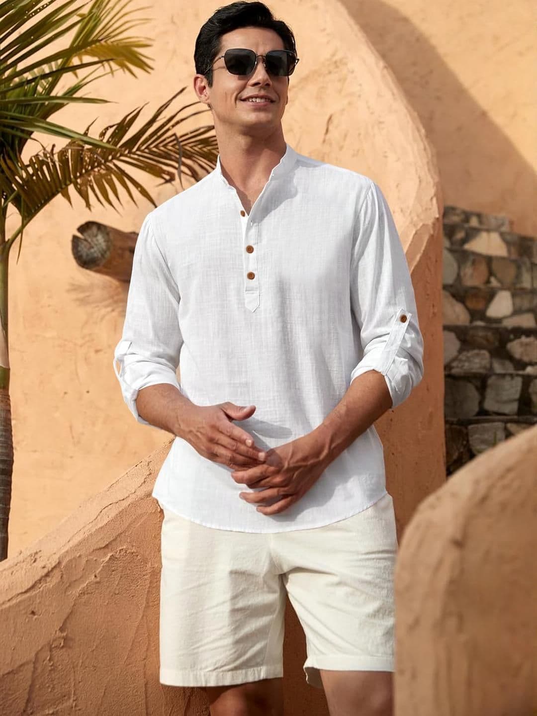 Fifth U Men Solid Kurta - view 1