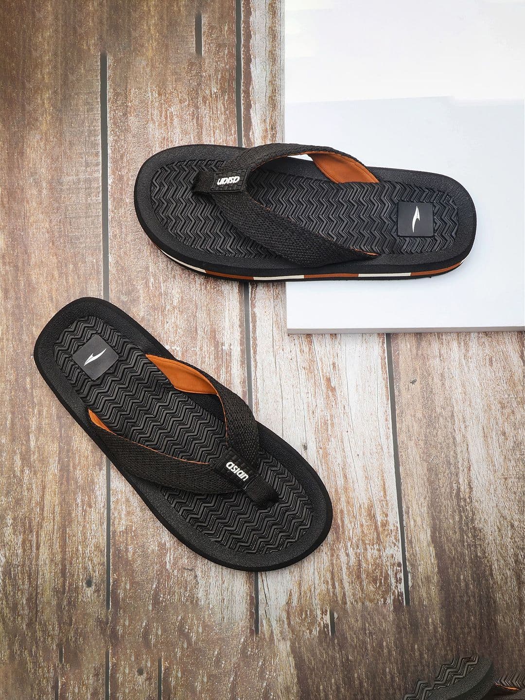 ASIAN Men Self Design Thong Flip-Flops - view 1