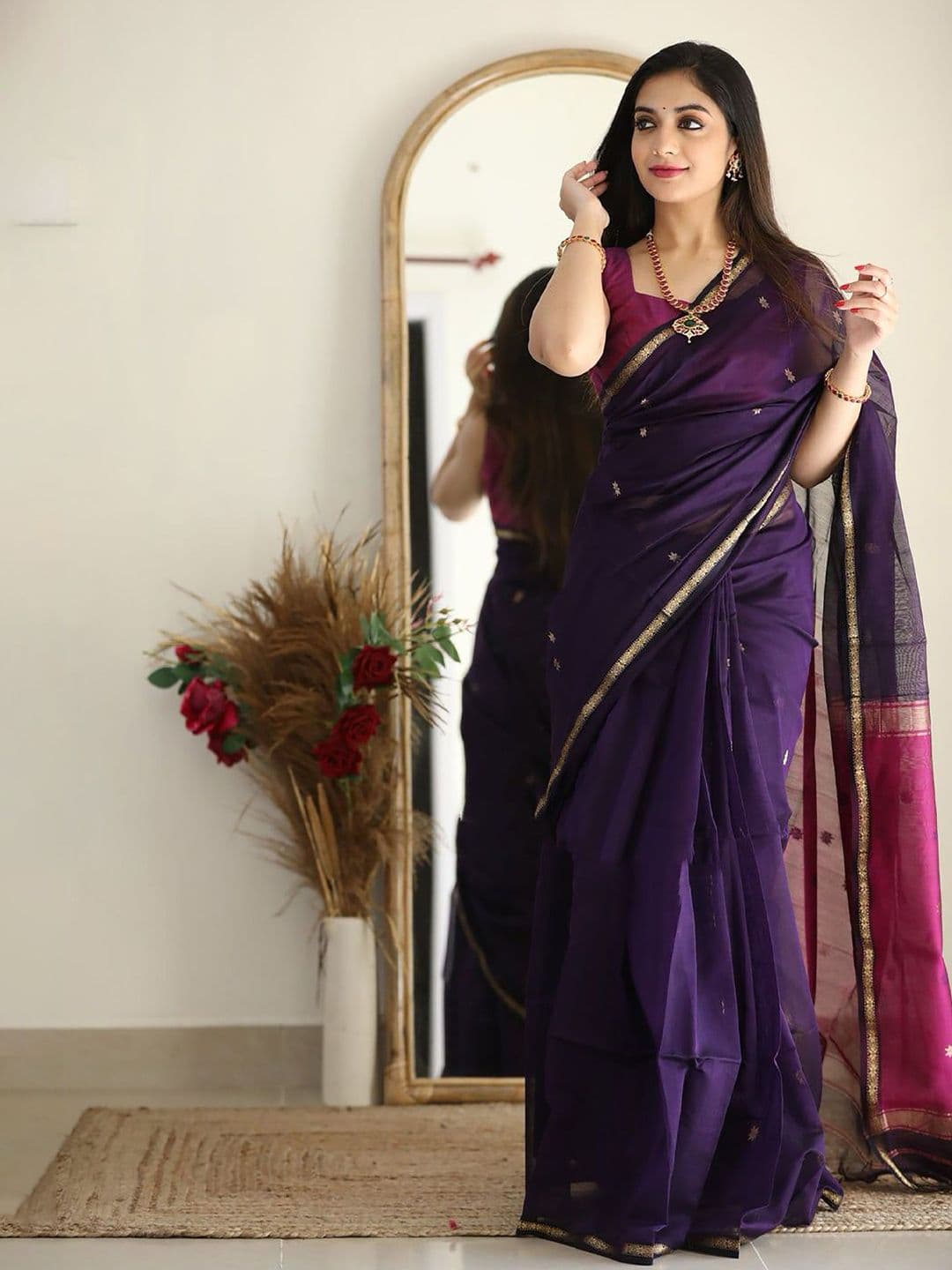 AMRUTKALA SAREES Woven Design Banarasi Saree - view 1
