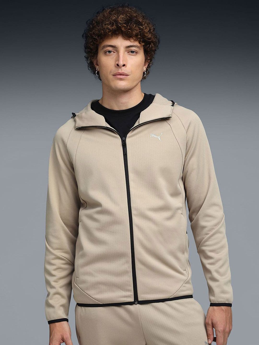 Puma Evostripe Slim Fit Warm Full-Zip Hoodie - view 1