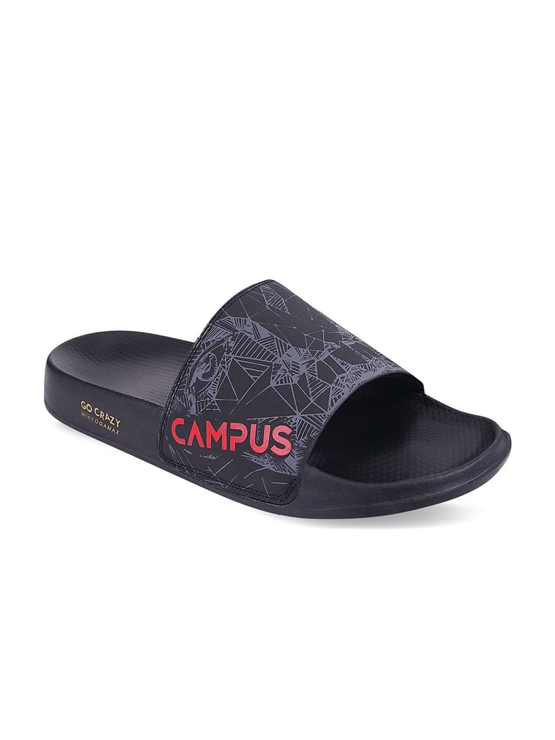 Campus Men Printed Sliders - view 1