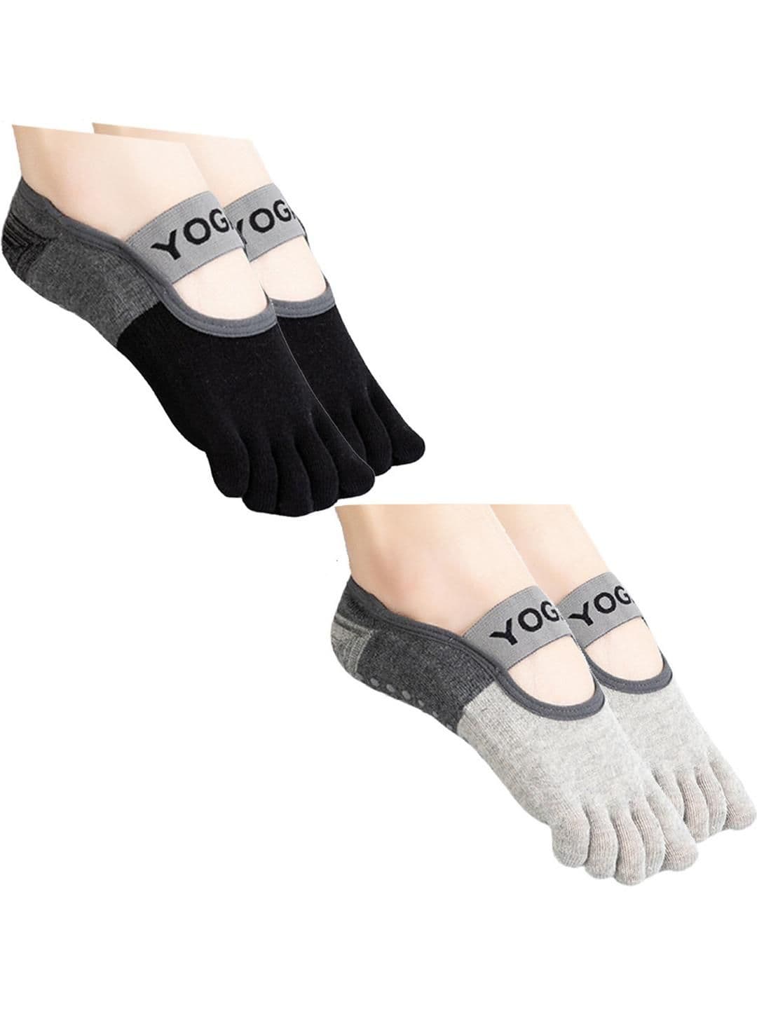 NESKA MODA Unisex Set Of 2 Ankle Length Cotton Socks - view 1
