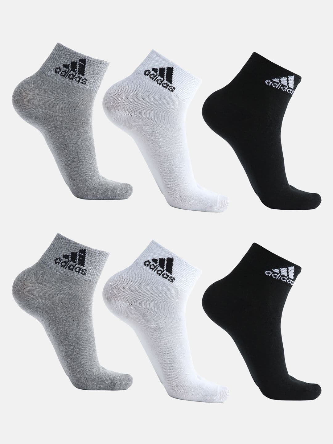 ADIDAS Men Pack Of 6 Ankle Length Socks - view 1
