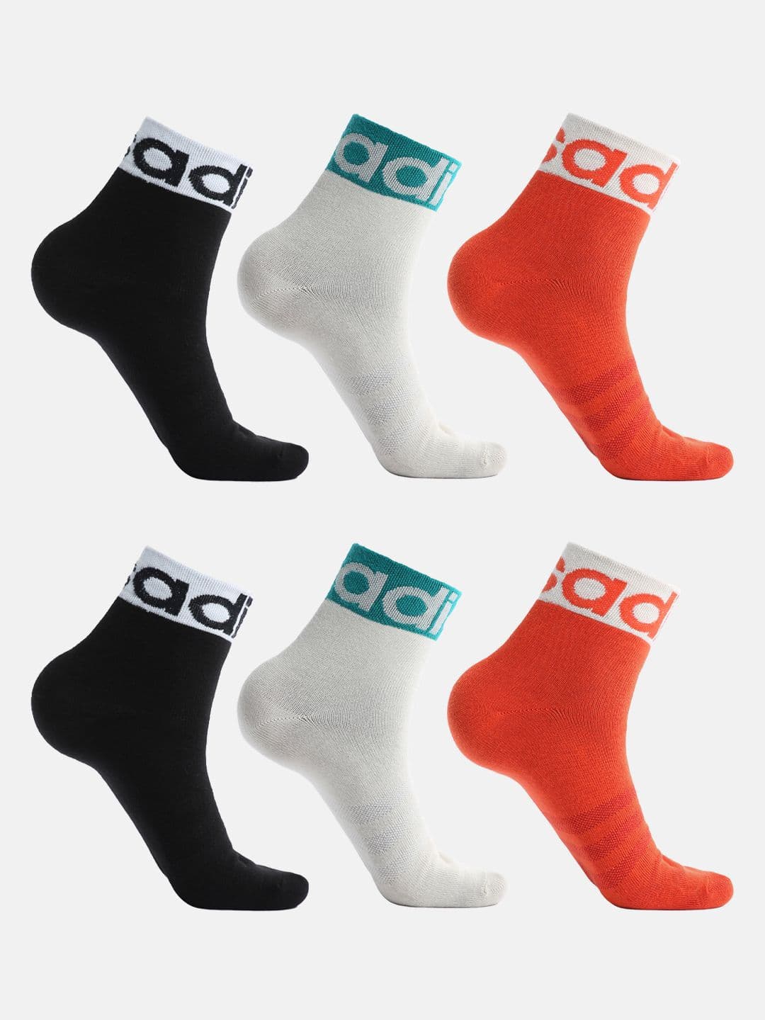 ADIDAS Men Pack Of 6 Ankle Length Socks - view 1