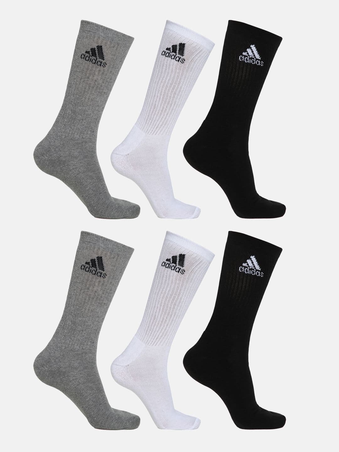 ADIDAS Men Pack Of 6 Calf Length Socks - view 1