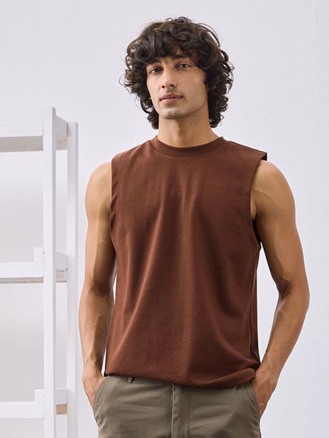 UNSTD Men Sleevless Cotton Tank T-Shirt - view 1