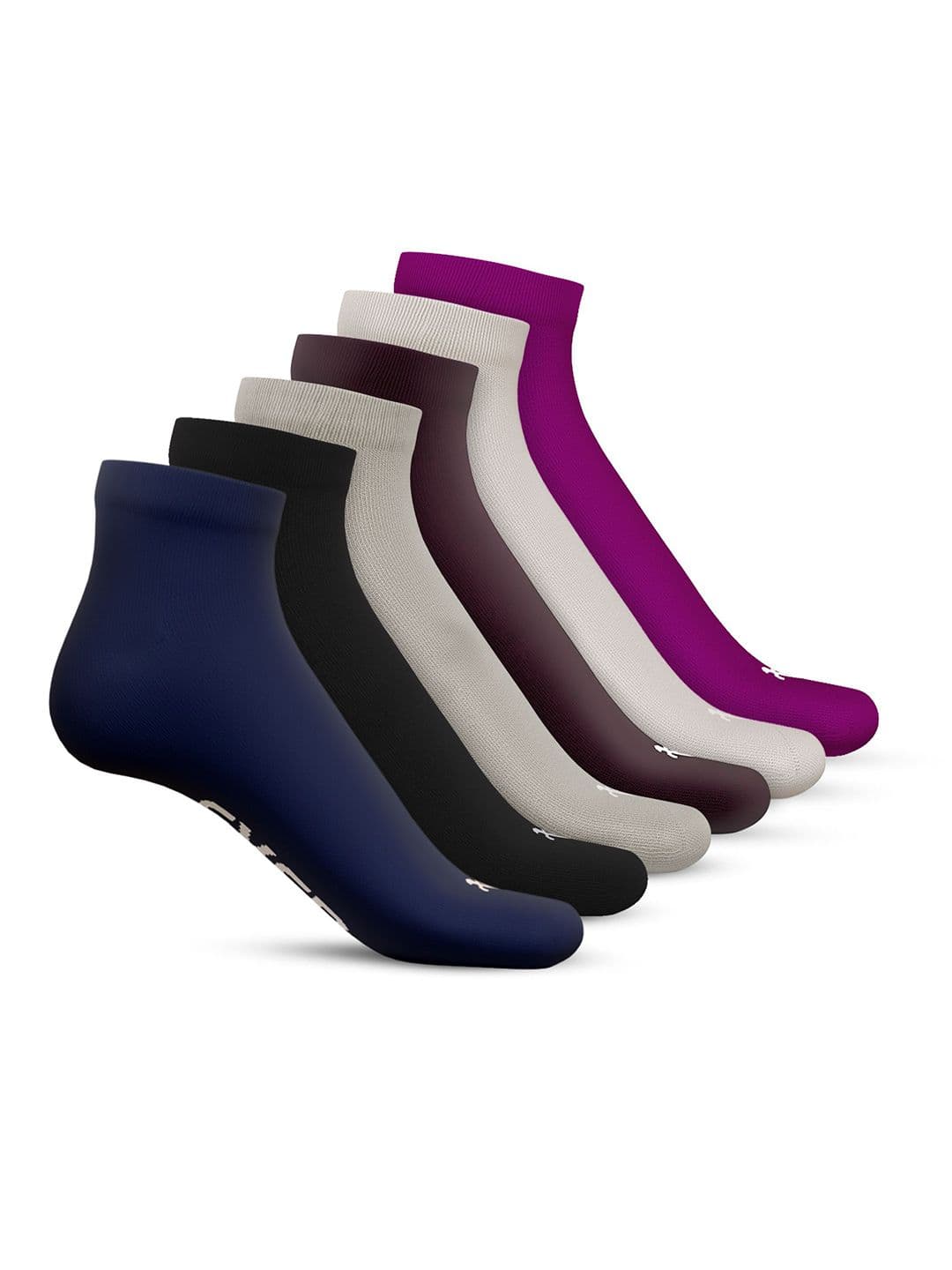 TalkingSox Pack Of 6 Bamboo Ankle Length Socks - view 1