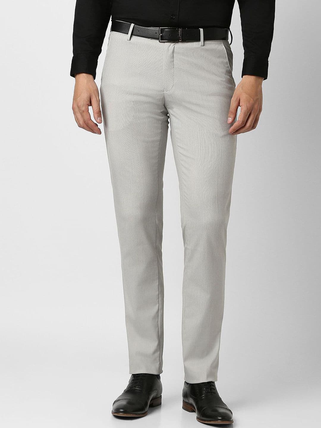 Peter England Men Slim Fit Formal Trousers - view 1