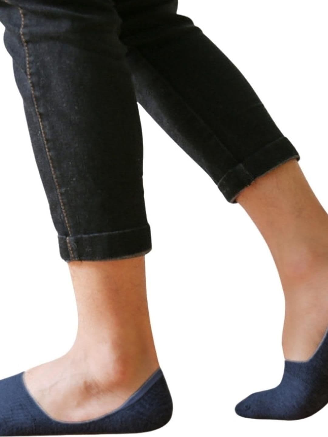 NESKA MODA Unisex Shoe Liners Cotton Socks - view 1