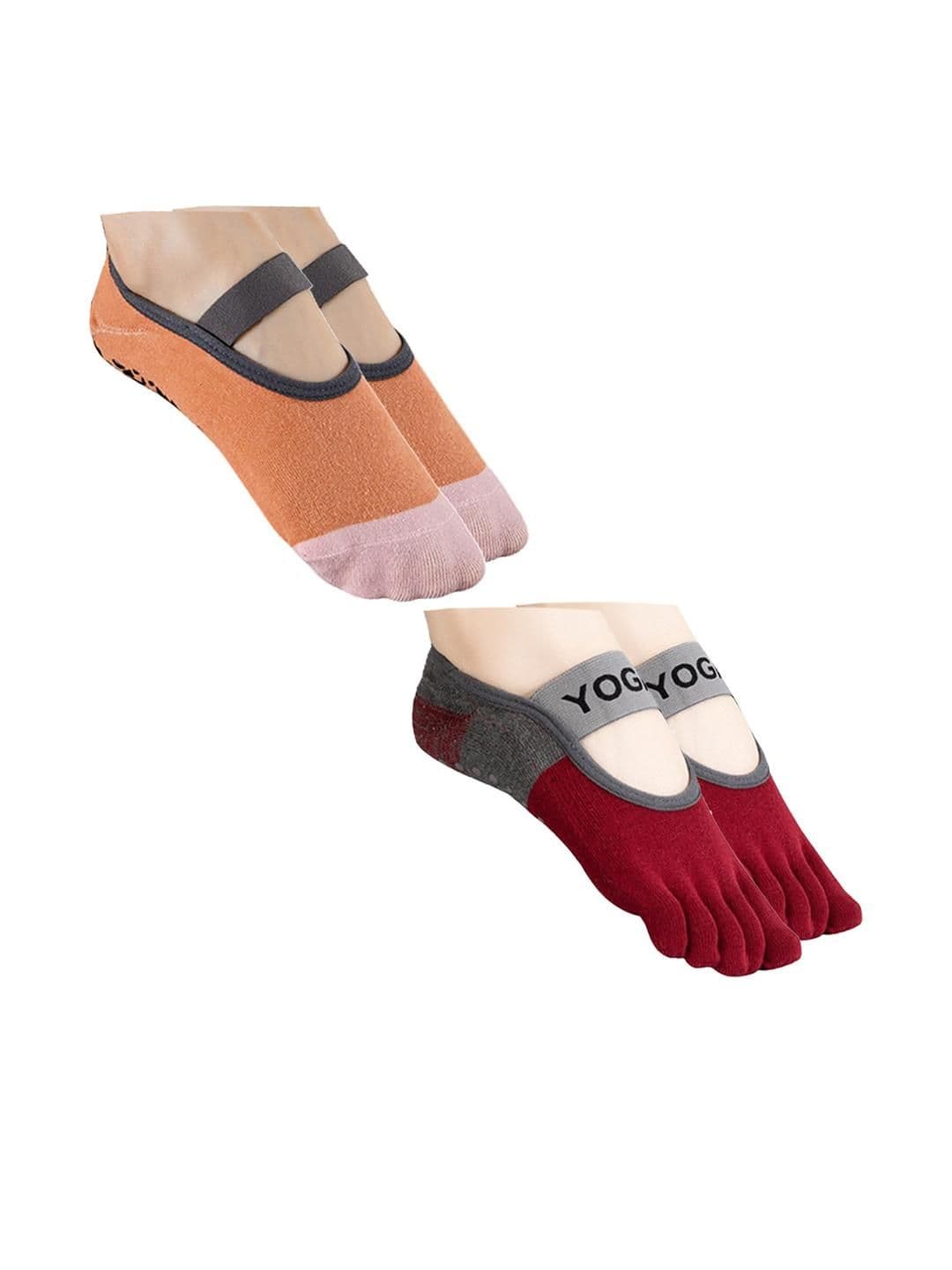 NESKA MODA Unisex Set Of 2 Ankle Length Cotton Socks - view 1