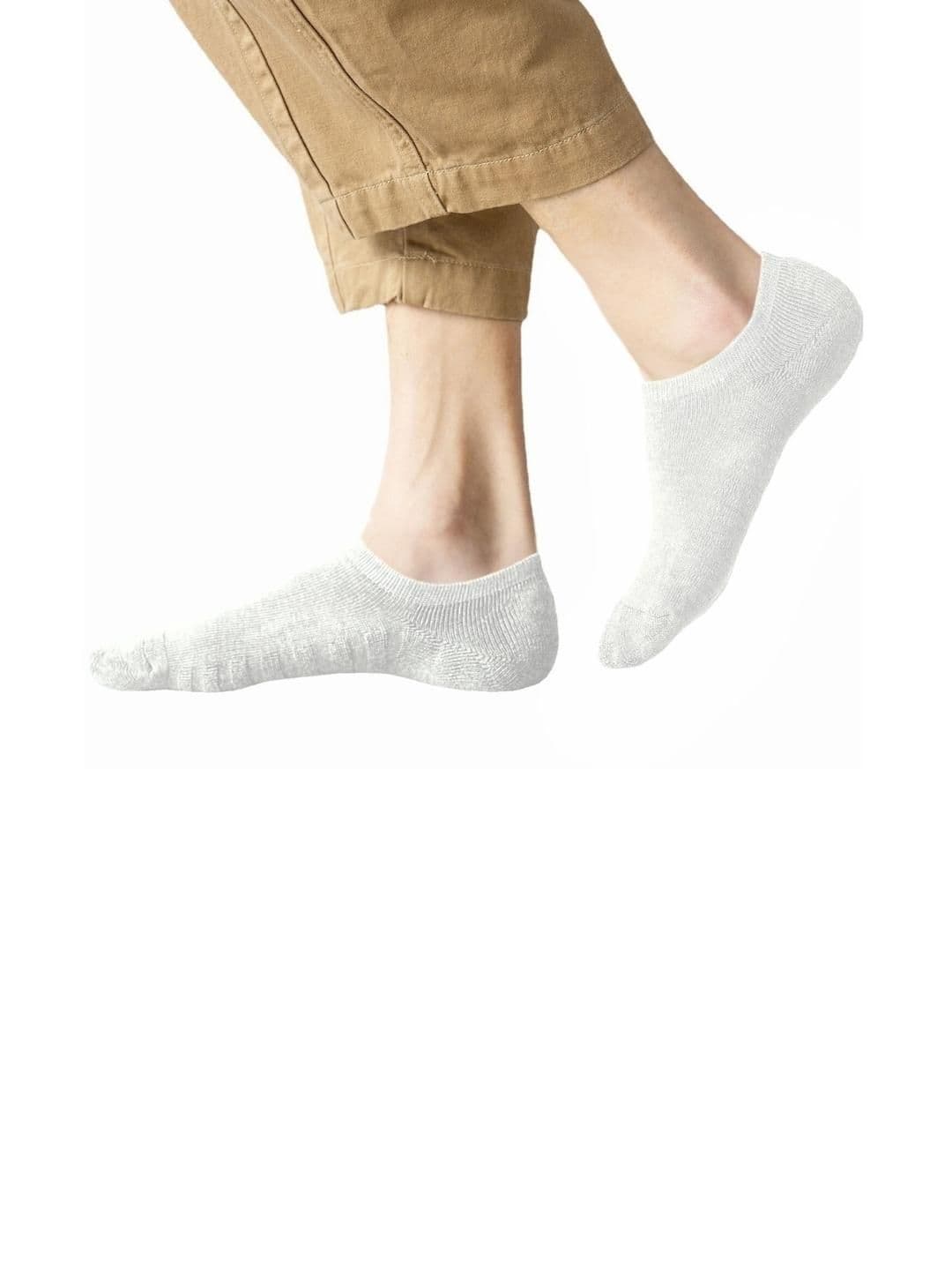 NESKA MODA Unisex Shoe Liners Cotton Socks - view 1