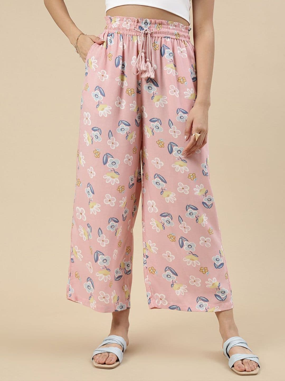De Moza Women Floral Printed Palazzos - view 1