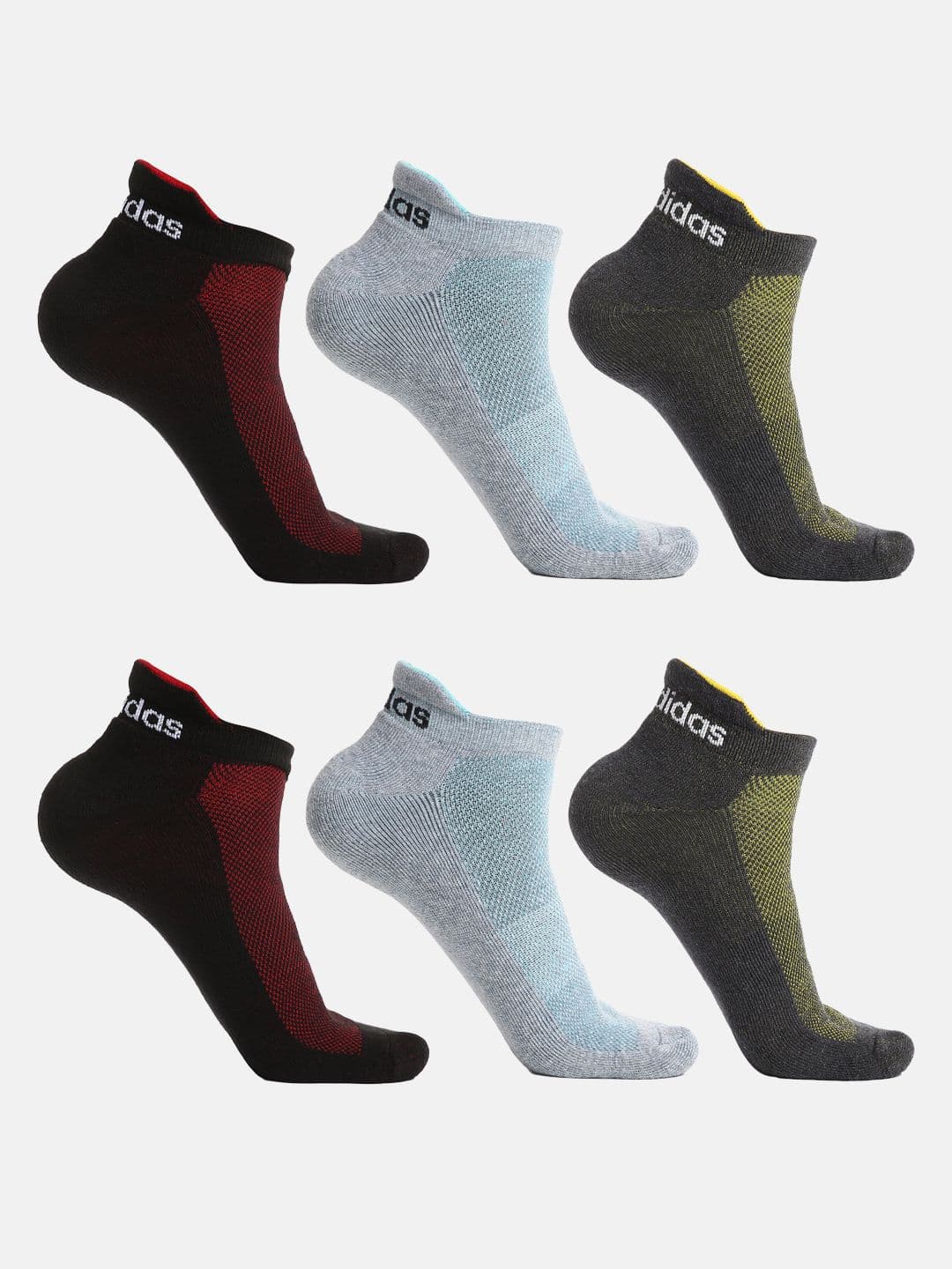 ADIDAS Men Pack Of 6 Ankle Length Socks - view 1