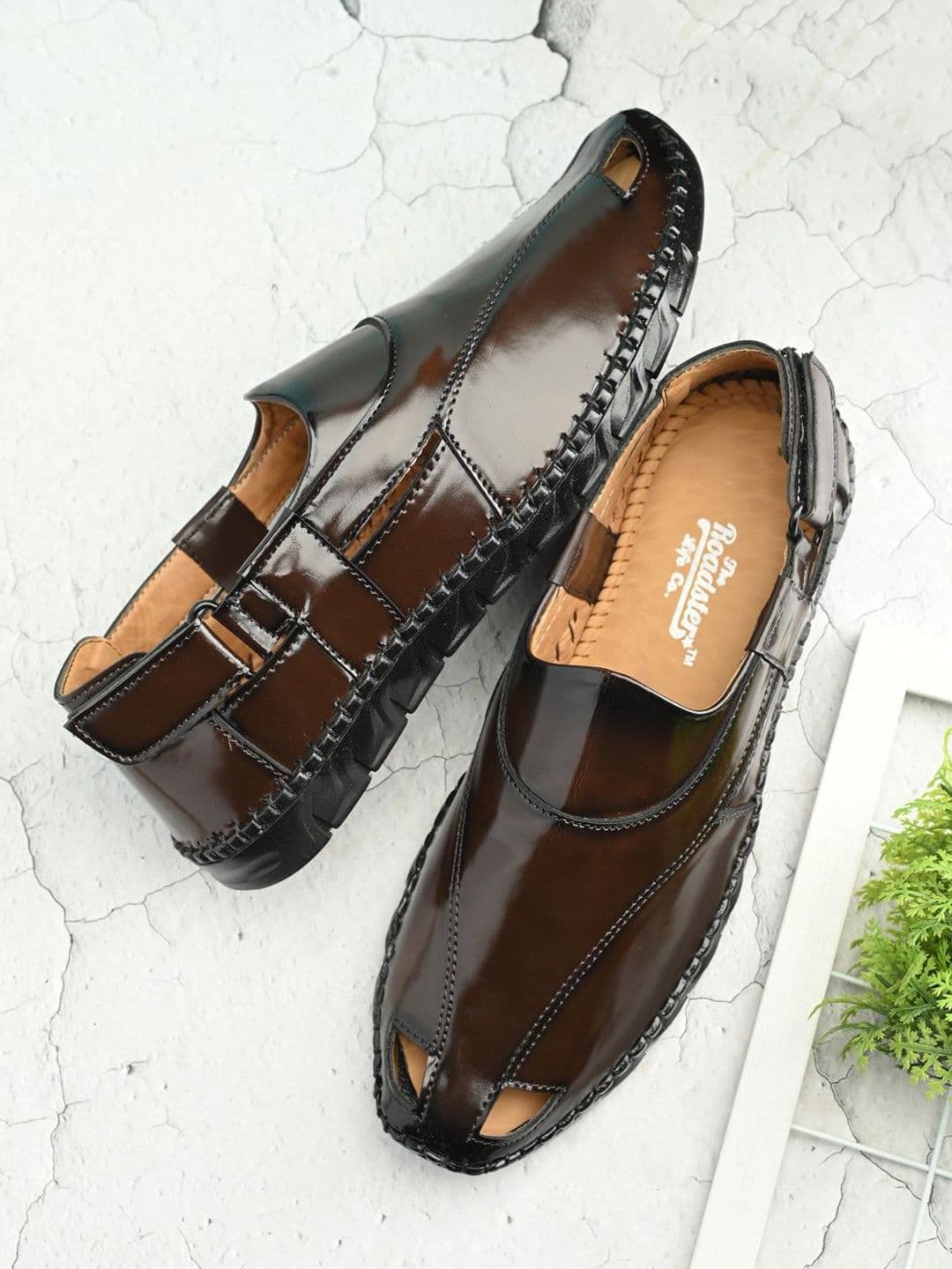 The Roadster Lifestyle Co Men Round-Toe Shoe-Style Sandals - view 1