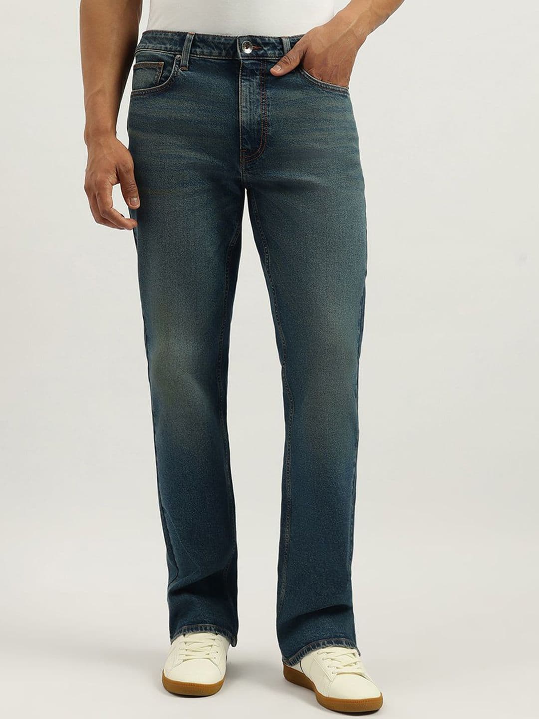 United Colors of Benetton Men Regular Fit Mid-Rise Light Fade Jeans - view 1