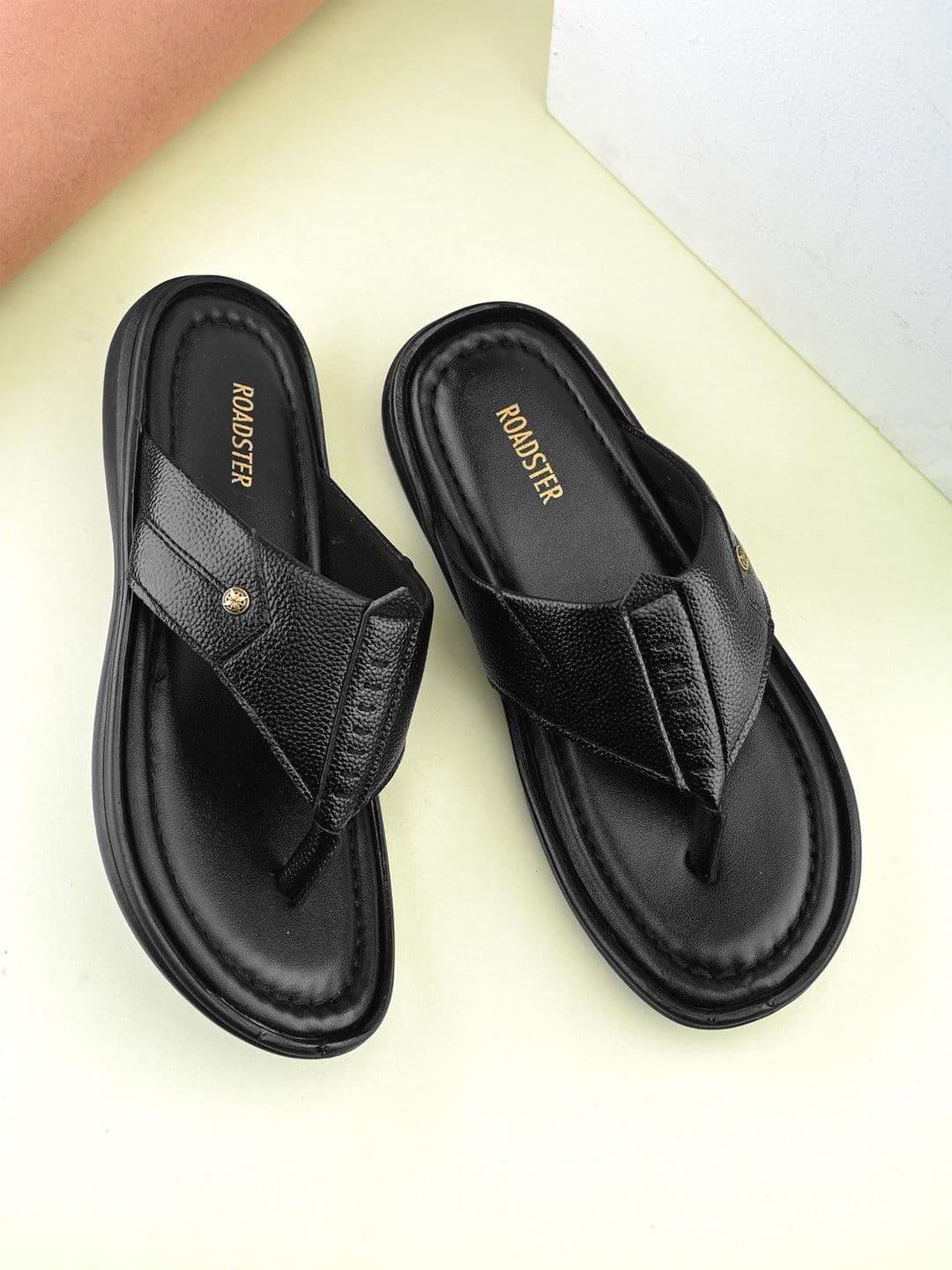 The Roadster Lifestyle Co Men T-Strap Comfort Sandals - view 1