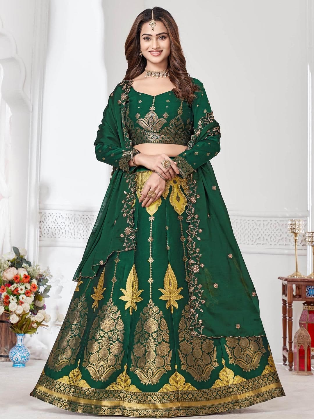 Mr Y Women Silk Lehenga Choli - view 1