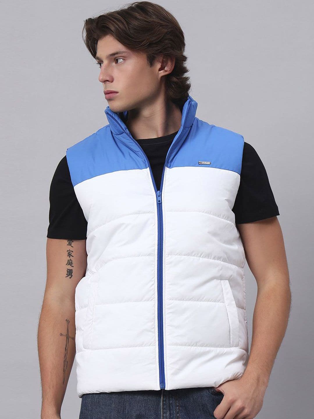 AR-FIT Men Rapid-Dry Lightweight Colourblocked Padded Jacket - view 1