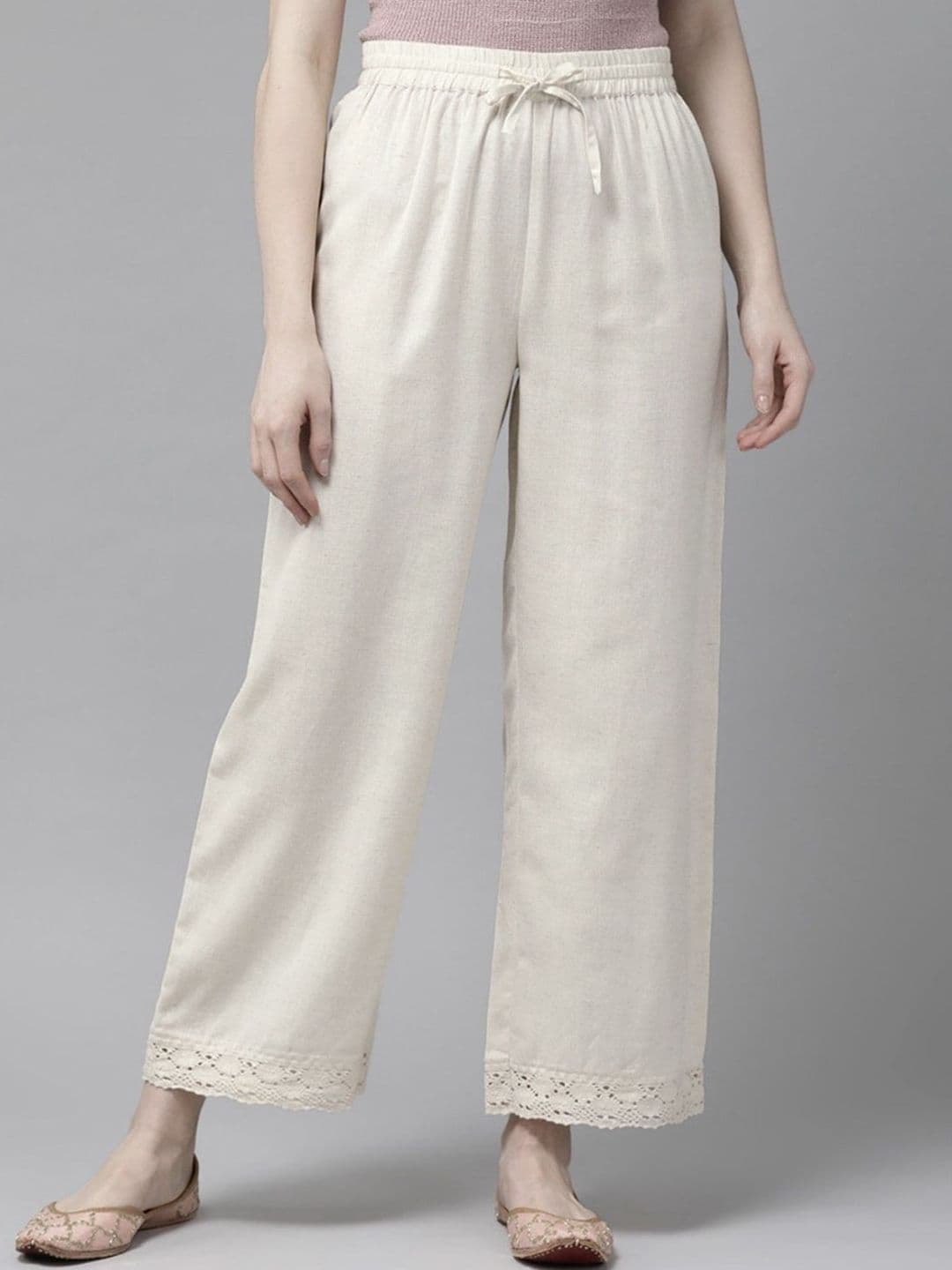 Moda Rapido Women Wide Leg Cotton Palazzo - view 1