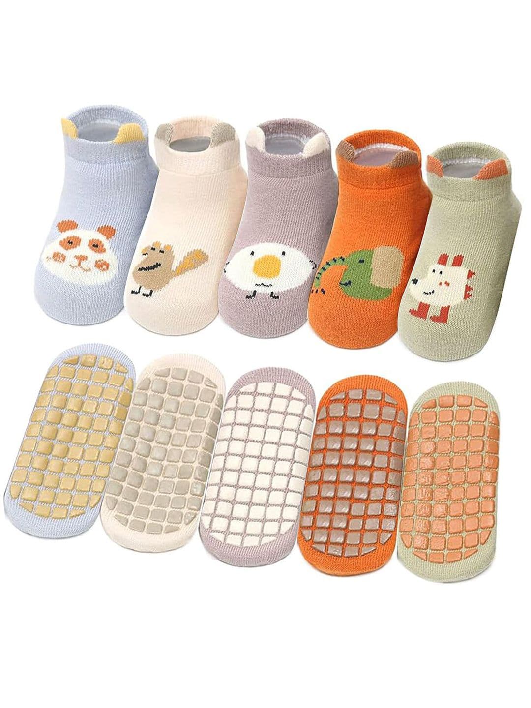 Gustave Infants Pack Of 5 Printed Ankle Length Socks - view 1