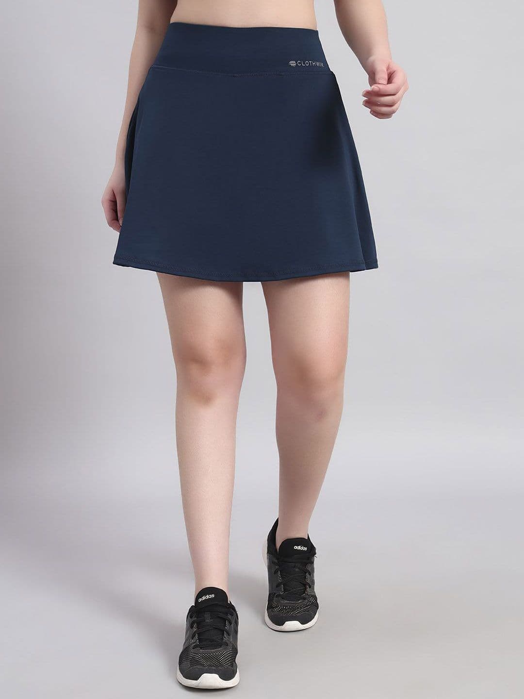 CLOTHWIK COLLECTION High-Rise Mini Skorts With Attached Inner Shorts - view 1