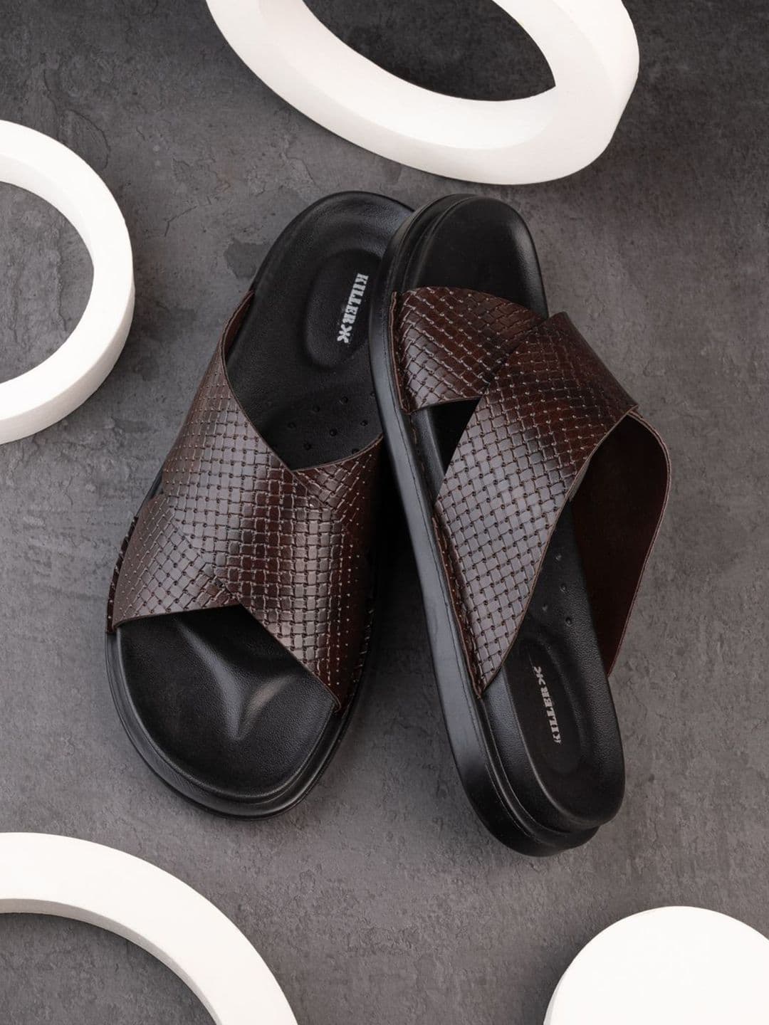 Killer Men Textured Supercloud Comfort Sandals - view 1