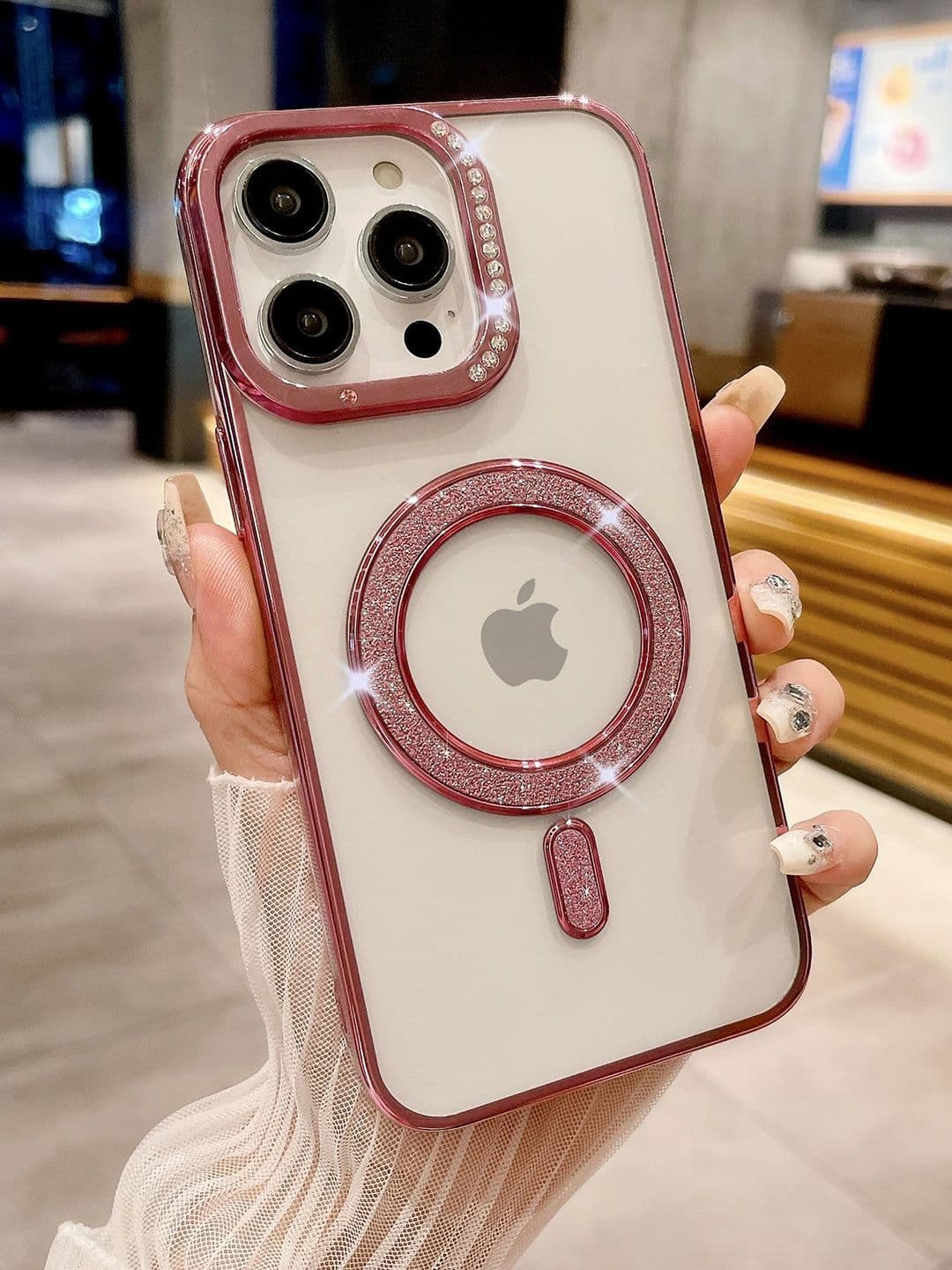 Luxury Kase Quirky Printed iPhone 15 Pro Max Back Case Mobile Accessories
