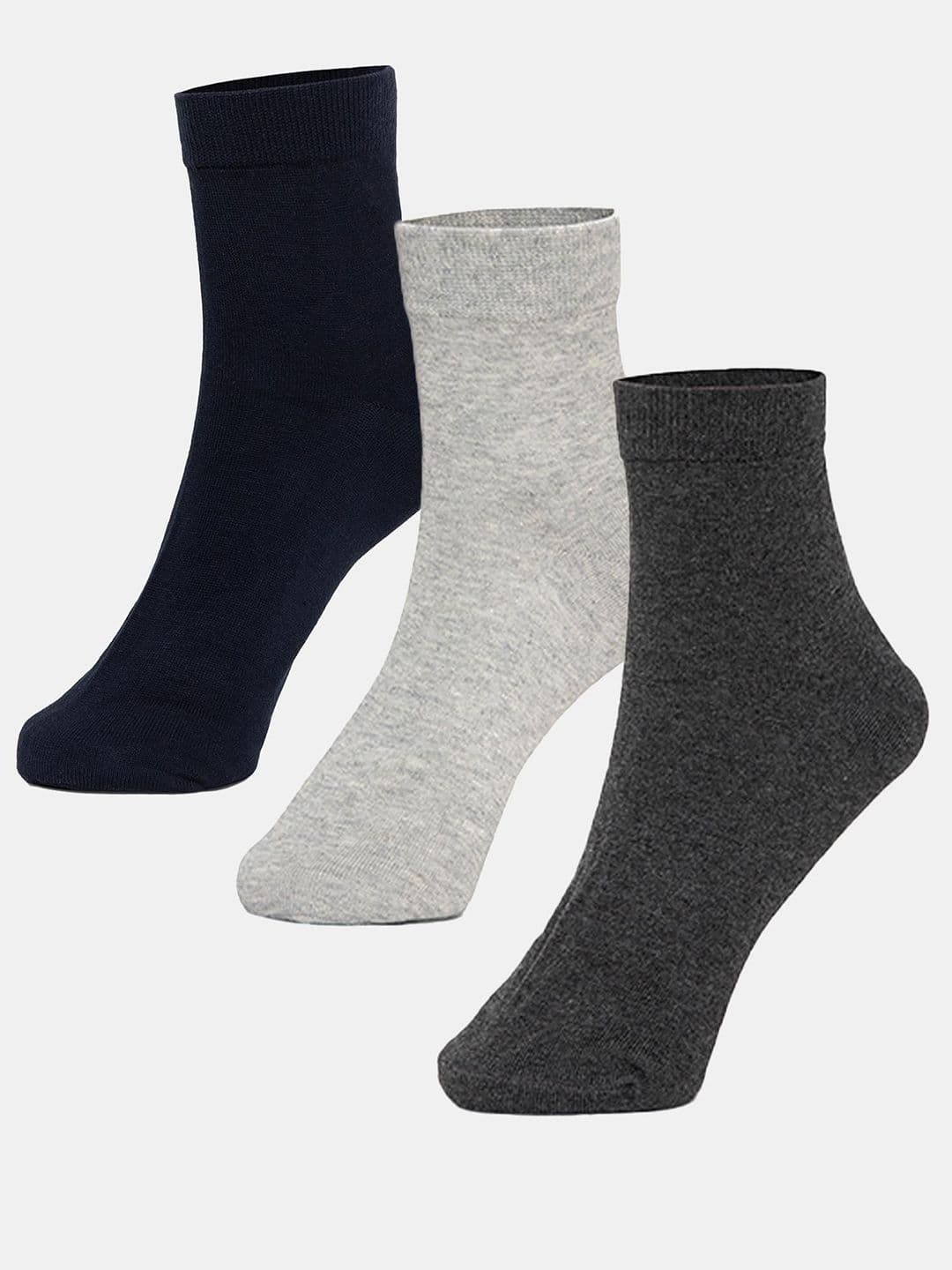 Bodycare Men Pack Of 3 Assorted Ankle Length Socks - view 1