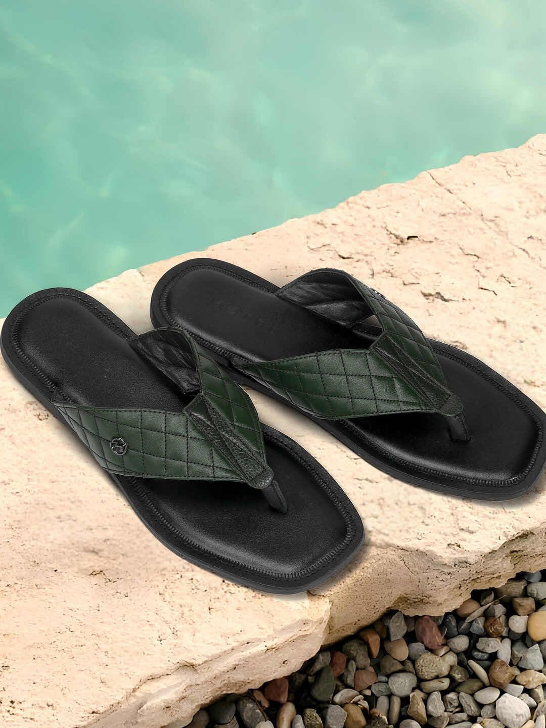 Metro Men Leather Comfort Sandals - view 1