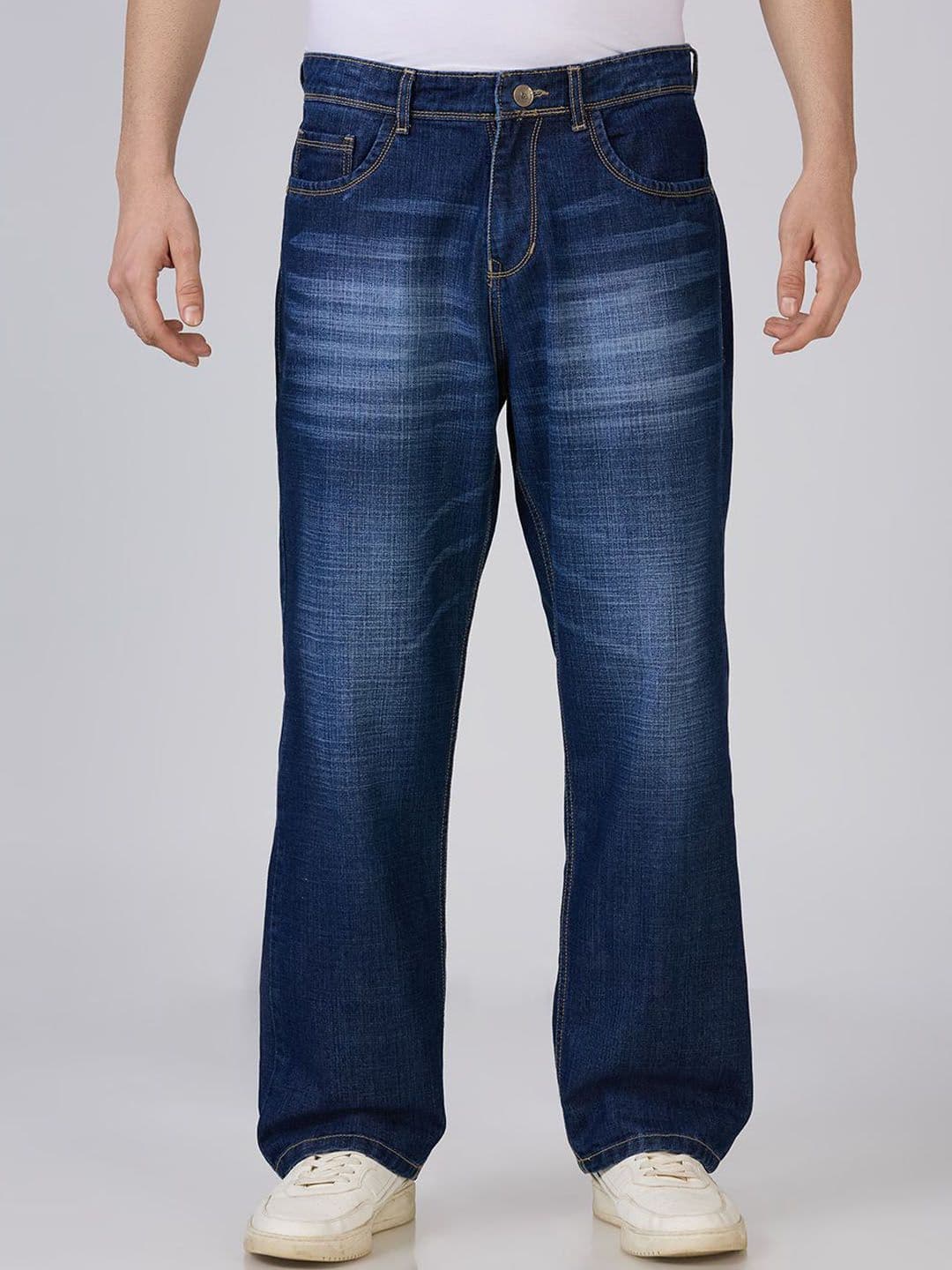 TCI Men Loose Fit Mid-Rise Heavy Fade Jeans - view 1