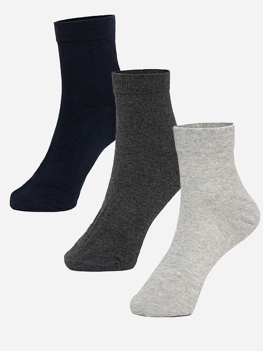 Bodycare Men Pack Of 3 Assorted Ankle Length Socks - view 1