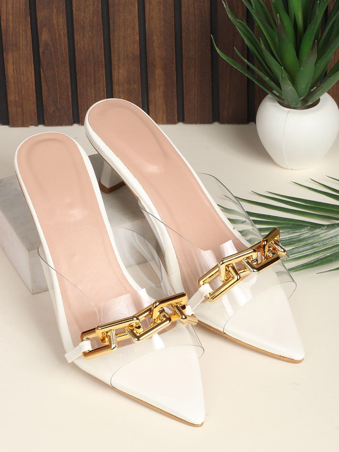 AVIVASTYLE Kitten Peep Toes Heels - view 1