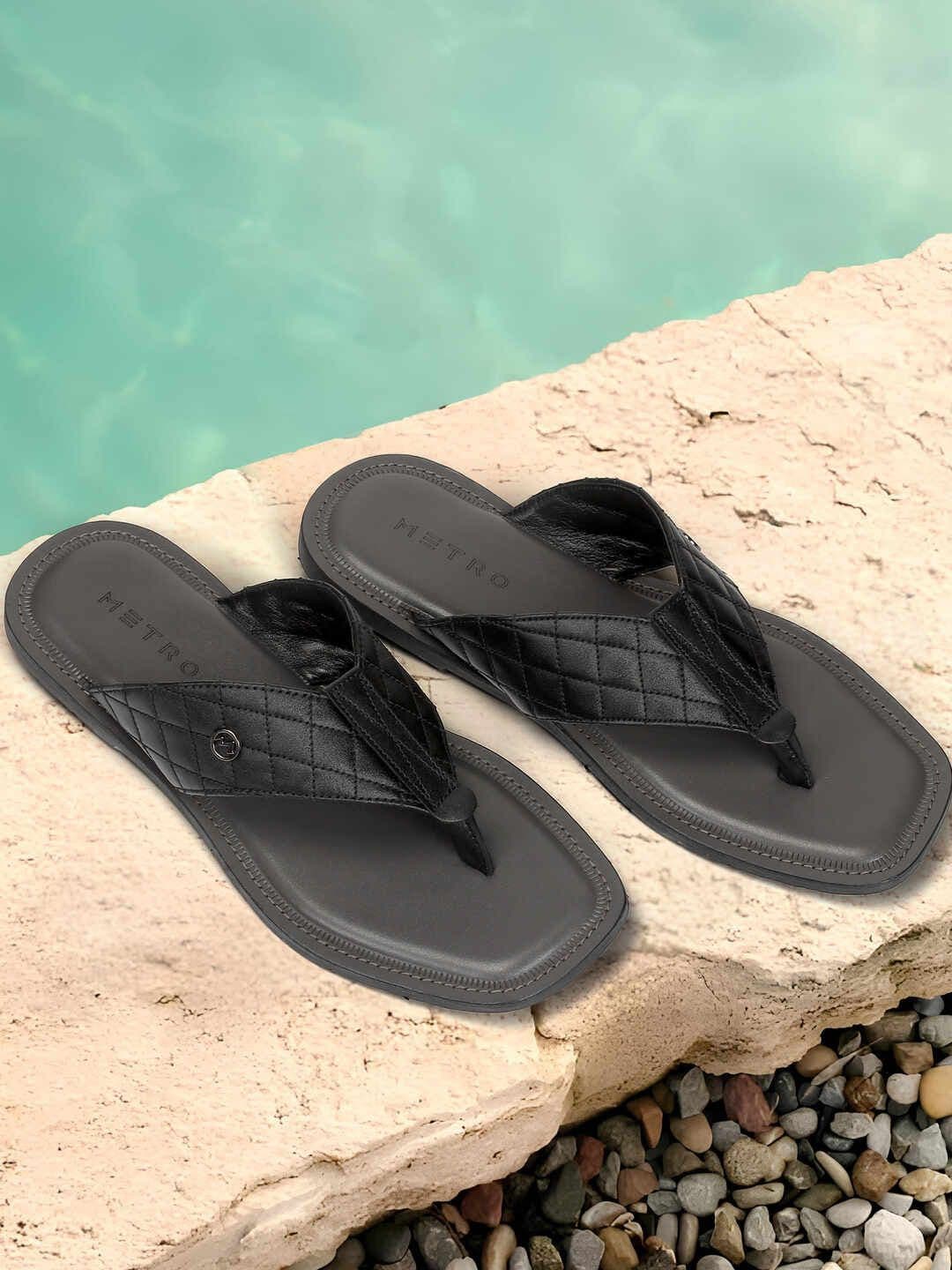 Metro Men Leather Comfort Sandals - view 1
